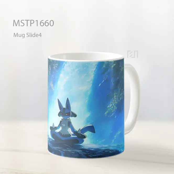Lucario Meditasi Di Bawah Air Terjun Mug MSTP1660