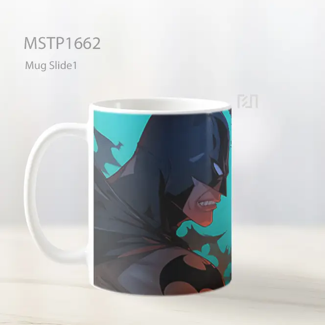 Luffy And Batman Faceoff Mug MSTP1662 - All-side / Desain