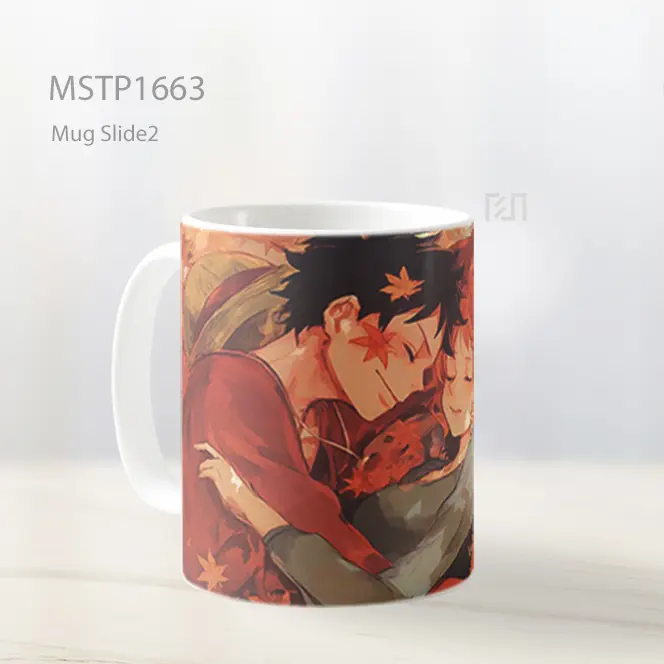 Luffy And Nami Daun Gugur Mug MSTP1663 - All-side / Desain