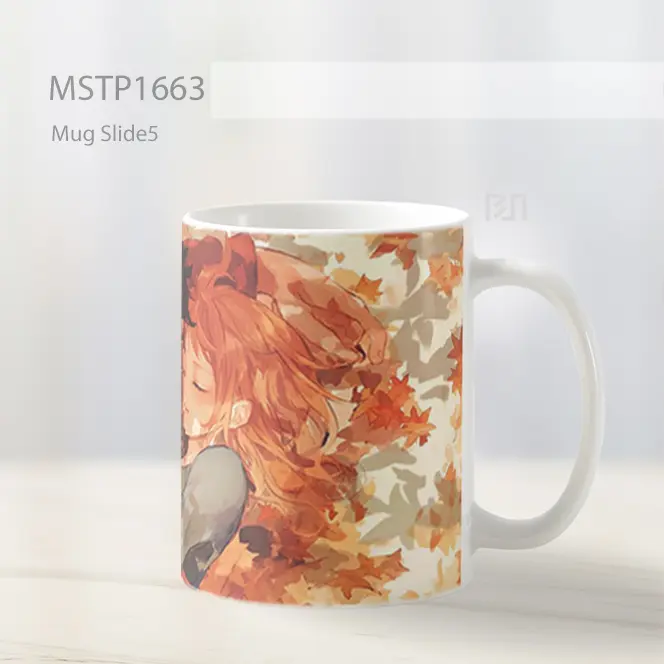 Luffy And Nami Daun Gugur Mug MSTP1663 - All-side / Desain