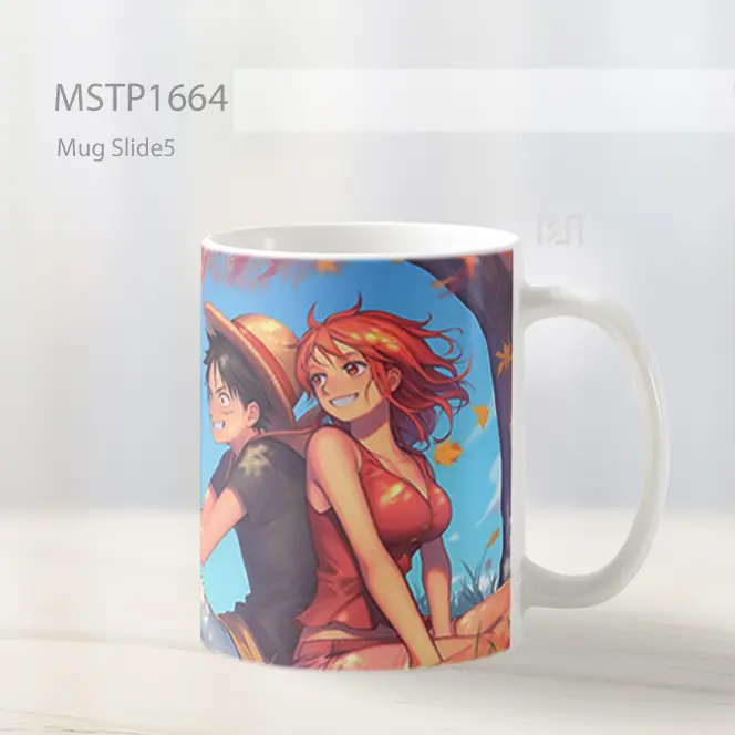 Luffy And Nami Musim Gugur Mug MSTP1664 - All-side / Desain