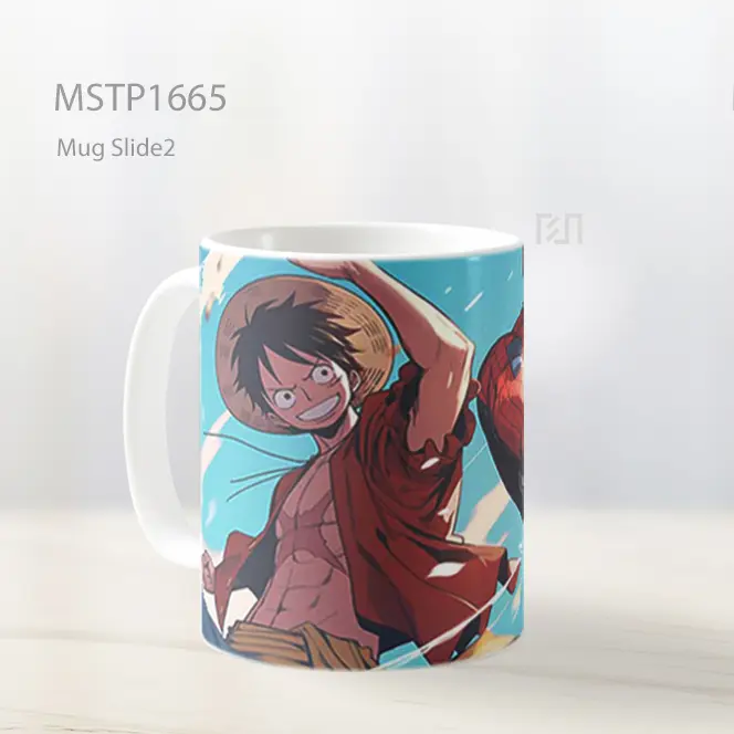 Luffy And Spiderman Epic Duo Mug MSTP1665 - All-side / Desain