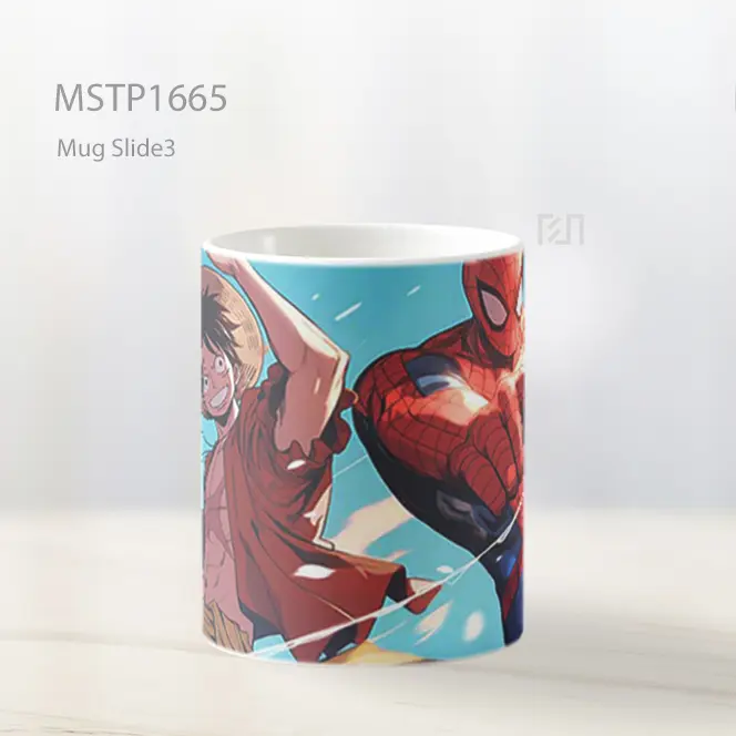 Luffy And Spiderman Epic Duo Mug MSTP1665 - All-side / Desain