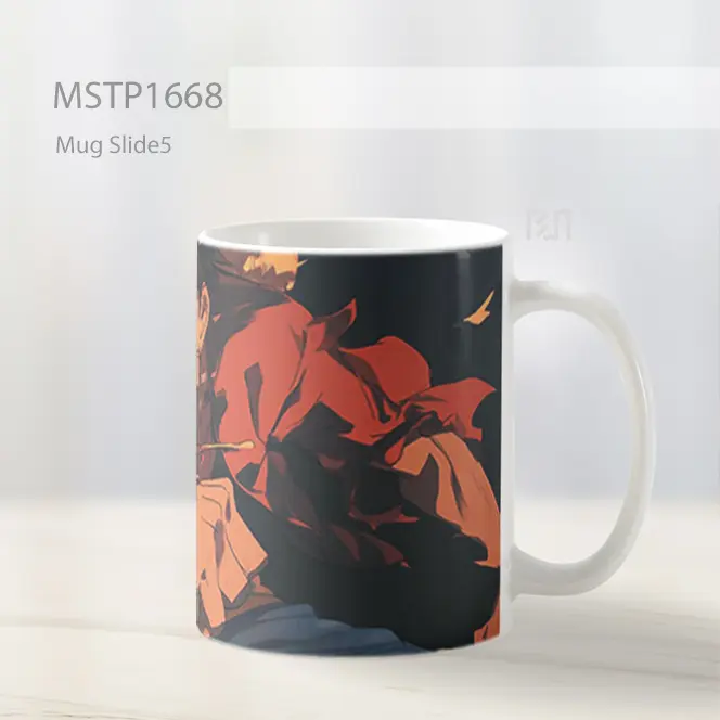 Luffy Angry Fight One Piece Mug MSTP1668 - All-side / Desain