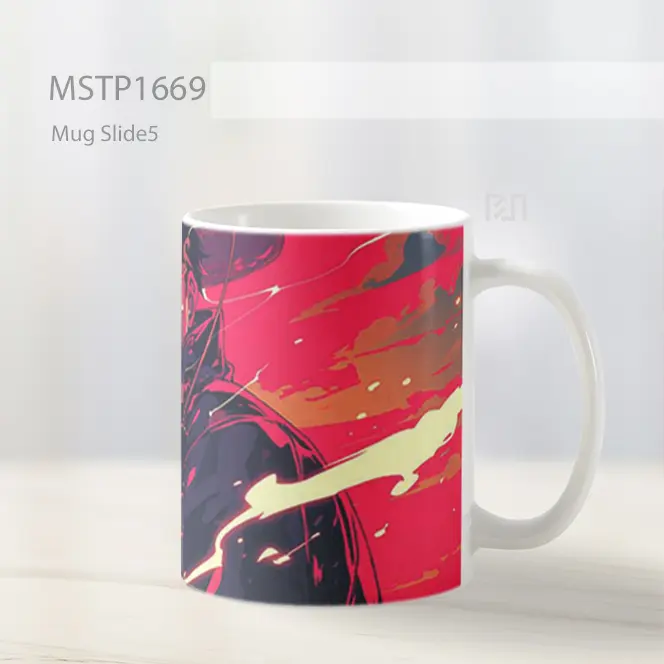 Luffy Aura Haki Mug MSTP1669 - All-side / Desain