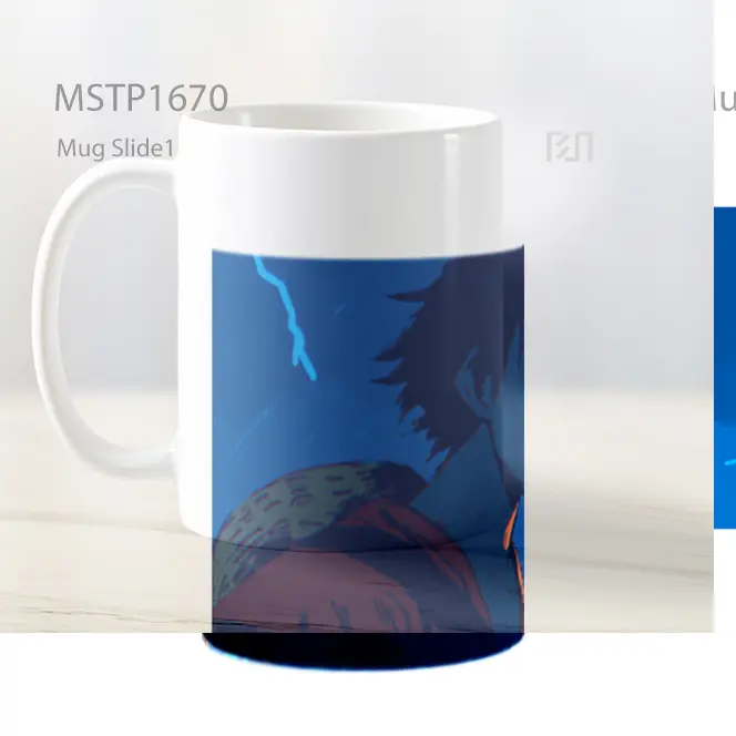 Luffy Badai Petir One Piece Mug MSTP1670 - All-side / Desain