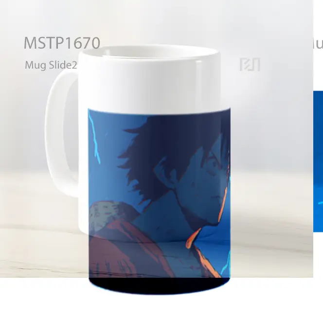Luffy Badai Petir One Piece Mug MSTP1670 - All-side / Desain