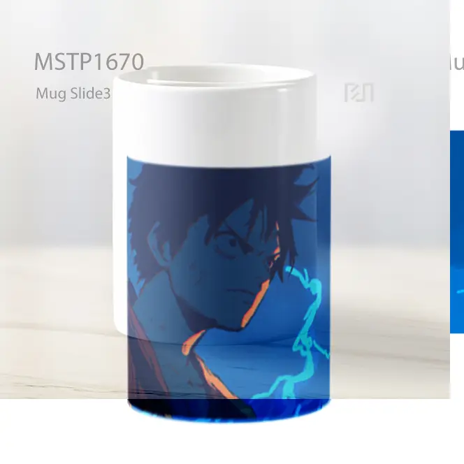 Luffy Badai Petir One Piece Mug MSTP1670 - All-side / Desain