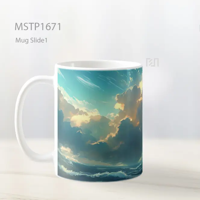 Luffy Badai Samudra Epik Mug MSTP1671 - All-side / Desain