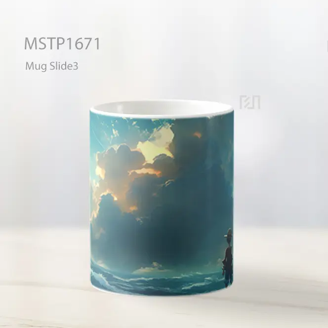 Luffy Badai Samudra Epik Mug MSTP1671 - All-side / Desain