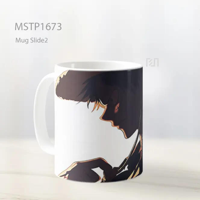 Luffy Black Silhouette Background Mug MSTP1673 - All-side / Desain