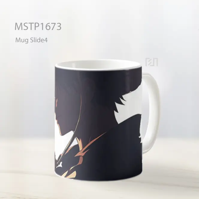 Luffy Black Silhouette Background Mug MSTP1673