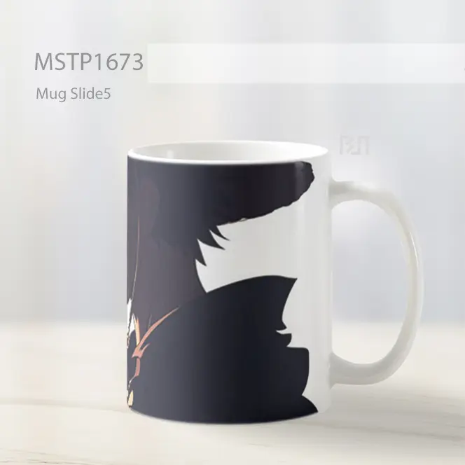 Luffy Black Silhouette Background Mug MSTP1673 - All-side / Desain