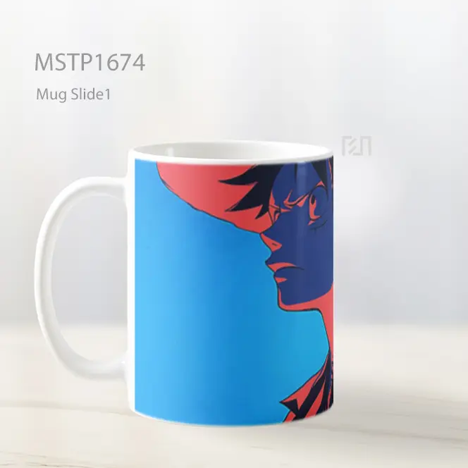 Luffy Cool Silhouette One Piece Mug MSTP1674 - All-side / Desain
