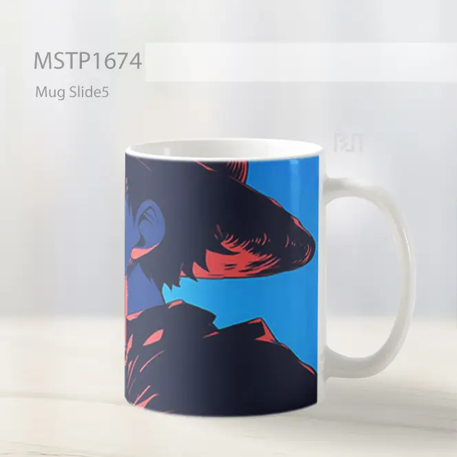 Luffy Cool Silhouette One Piece Mug MSTP1674 - All-side / Desain