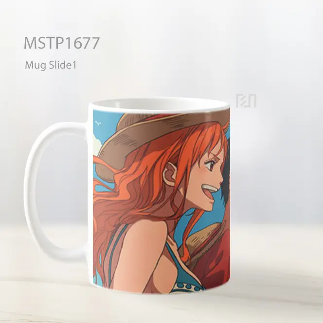Luffy Dan Nami Terbaik Mug MSTP1677 - All-side / Desain