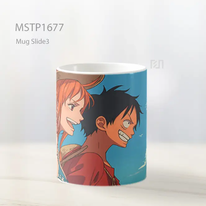 Luffy Dan Nami Terbaik Mug MSTP1677 - All-side / Desain