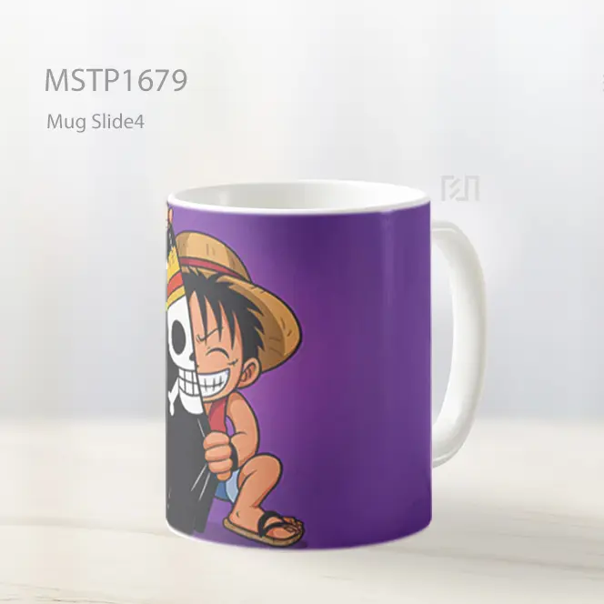 Luffy Dengan Bendera Bajak Laut Mug MSTP1679