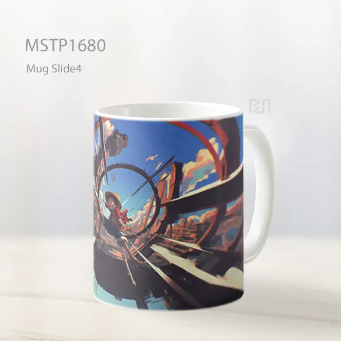 Luffy Dengan Kekuatan Karet Mug MSTP1680