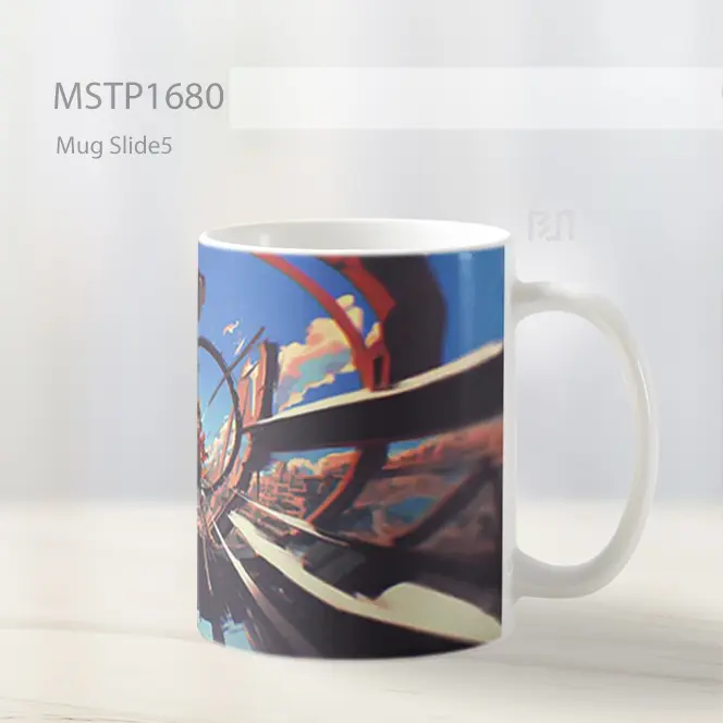 Luffy Dengan Kekuatan Karet Mug MSTP1680 - All-side / Desain