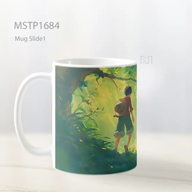 Luffy Gaya Ghibli Mug MSTP1684 - All-side / Desain