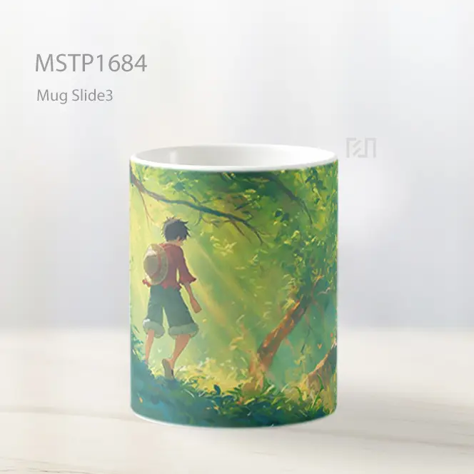 Luffy Gaya Ghibli Mug MSTP1684 - All-side / Desain