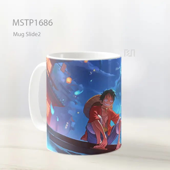 Luffy Gaya Keren Mug MSTP1686 - All-side / Desain