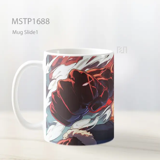 Luffy Gear 4 Battle Mode Mug MSTP1688 - All-side / Desain