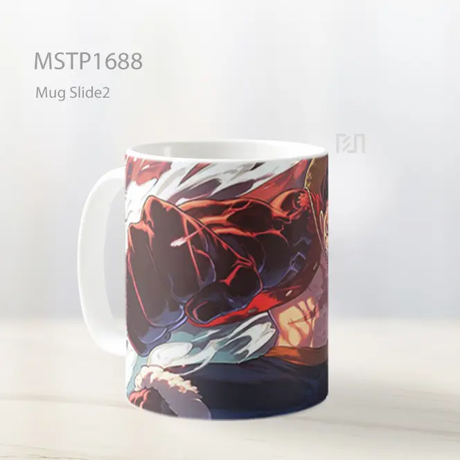 Luffy Gear 4 Battle Mode Mug MSTP1688 - All-side / Desain