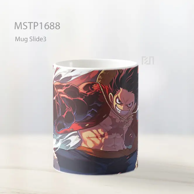 Luffy Gear 4 Battle Mode Mug MSTP1688 - All-side / Desain