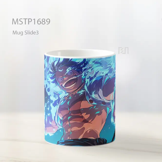 Luffy Gear 5 Bersinar Bahagia Mug MSTP1689 - All-side / Desain