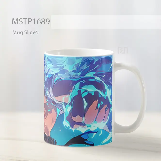 Luffy Gear 5 Bersinar Bahagia Mug MSTP1689 - All-side / Desain