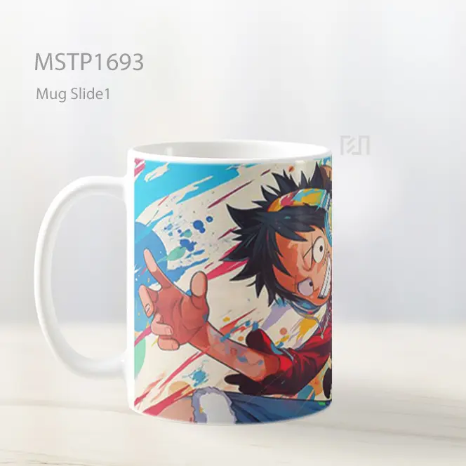 Luffy Graffiti Street Art Mug MSTP1693 - All-side / Desain