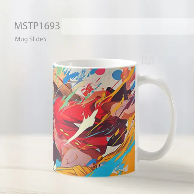 Luffy Graffiti Street Art Mug MSTP1693 - All-side / Desain