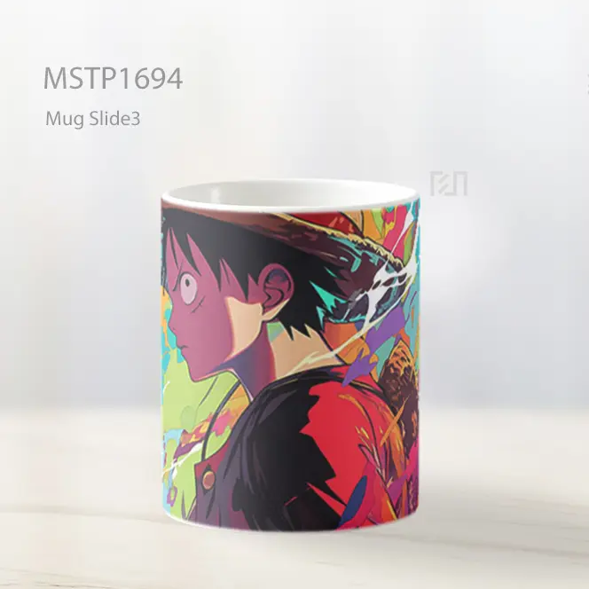 Luffy Graffiti Vibrant Style Mug MSTP1694 - All-side / Desain