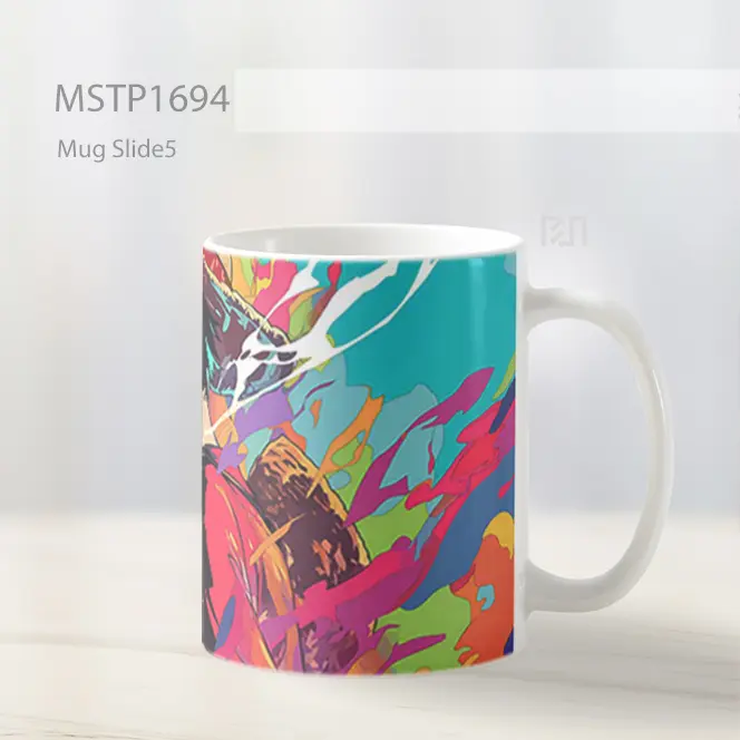 Luffy Graffiti Vibrant Style Mug MSTP1694 - All-side / Desain