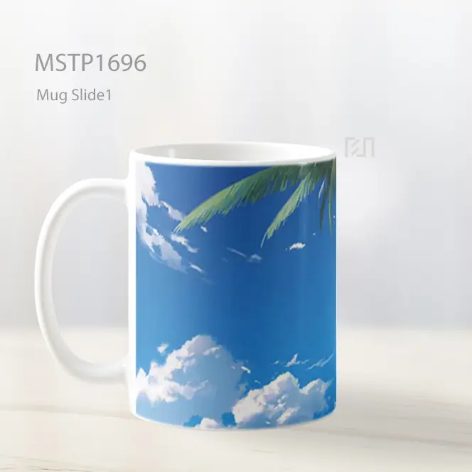 Luffy Istirahat Jus Di Bawah Pohon Kelapa Mug MSTP1696 - All-side / Desain