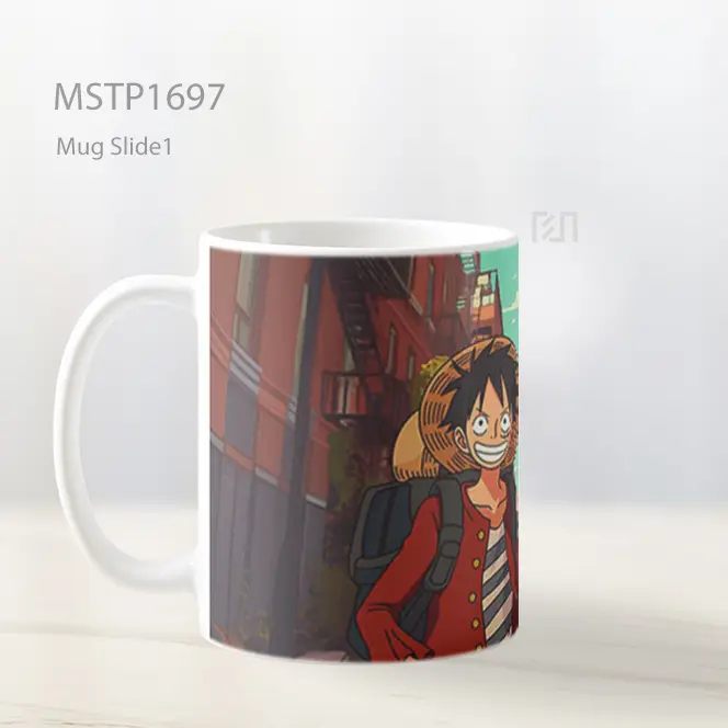 Luffy Kota Impian Mug MSTP1697 - All-side / Desain