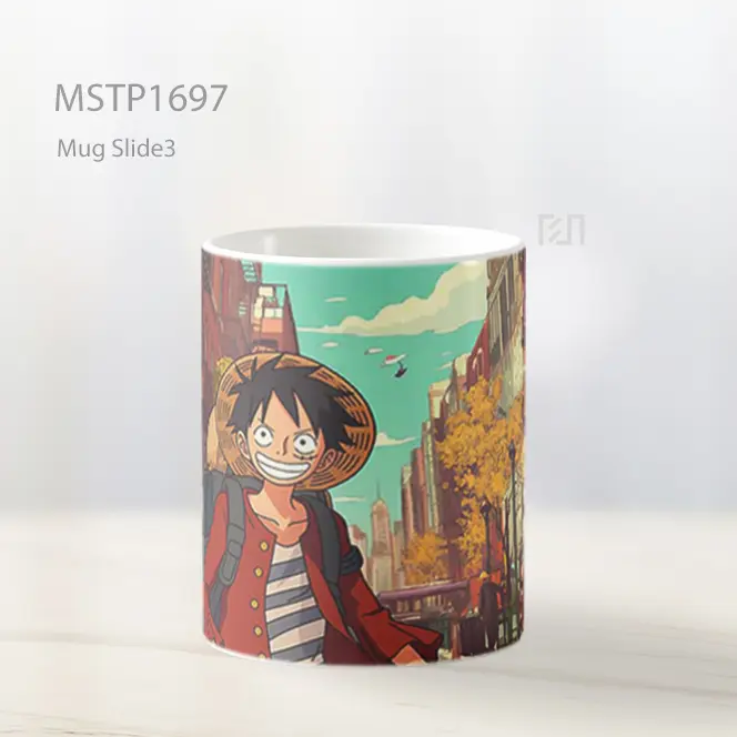 Luffy Kota Impian Mug MSTP1697 - All-side / Desain