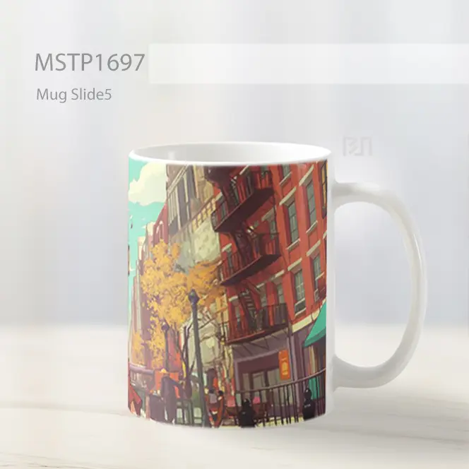 Luffy Kota Impian Mug MSTP1697 - All-side / Desain