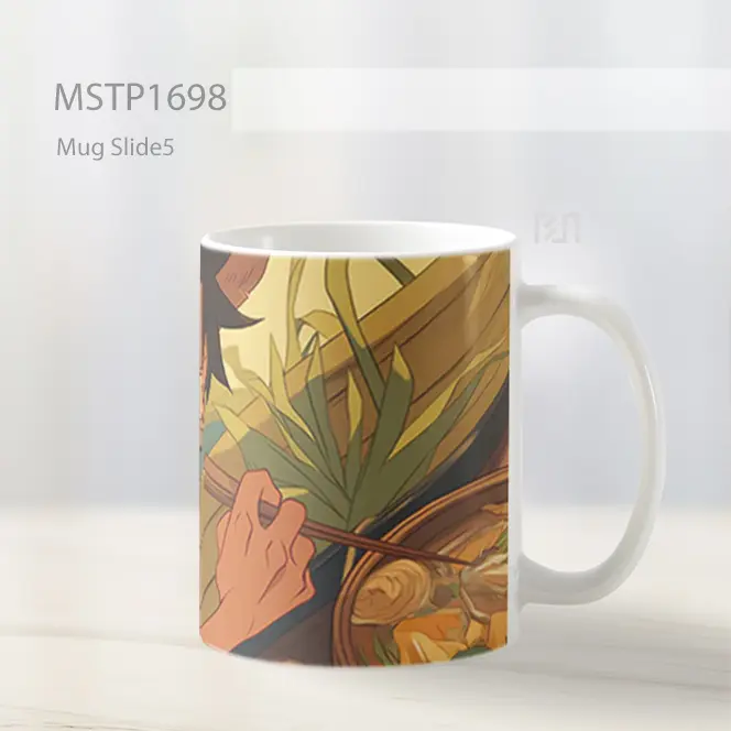 Luffy Marah Makan Mie Mug MSTP1698 - All-side / Desain