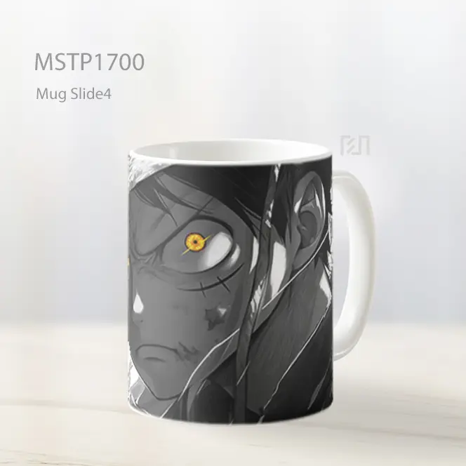 Luffy Mata Menyala Latar Gelap Clipart Mug MSTP1700