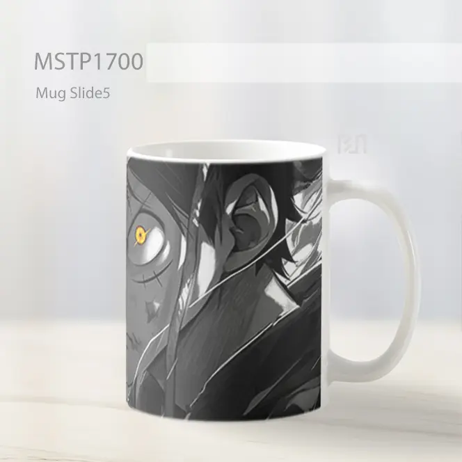 Luffy Mata Menyala Latar Gelap Clipart Mug MSTP1700 - All-side / Desain