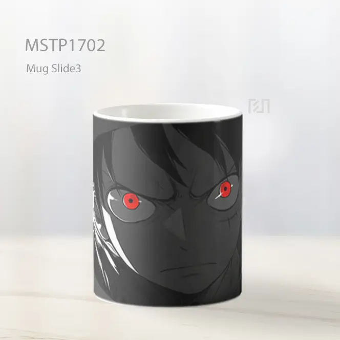 Luffy Mata Merah Hitam Putih Mug MSTP1702 - All-side / Desain
