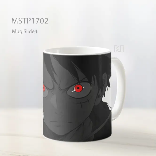 Luffy Mata Merah Hitam Putih Mug MSTP1702