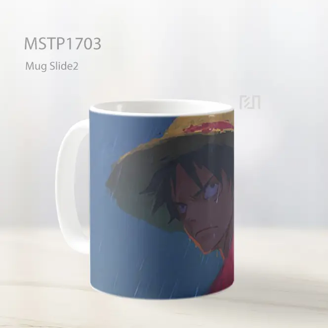 Luffy Melawan Badai Mug MSTP1703 - All-side / Desain