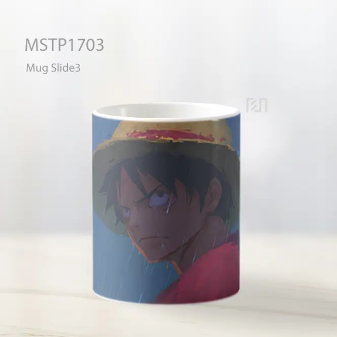 Luffy Melawan Badai Mug MSTP1703 - All-side / Desain