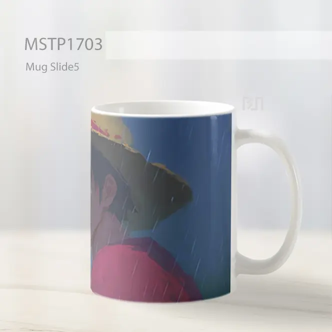 Luffy Melawan Badai Mug MSTP1703 - All-side / Desain