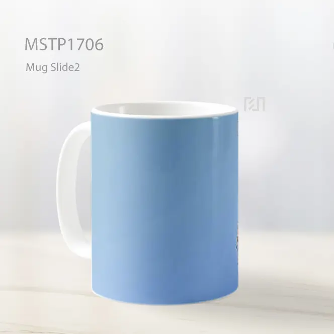 Luffy Minimal Blue Background Mug MSTP1706 - All-side / Desain