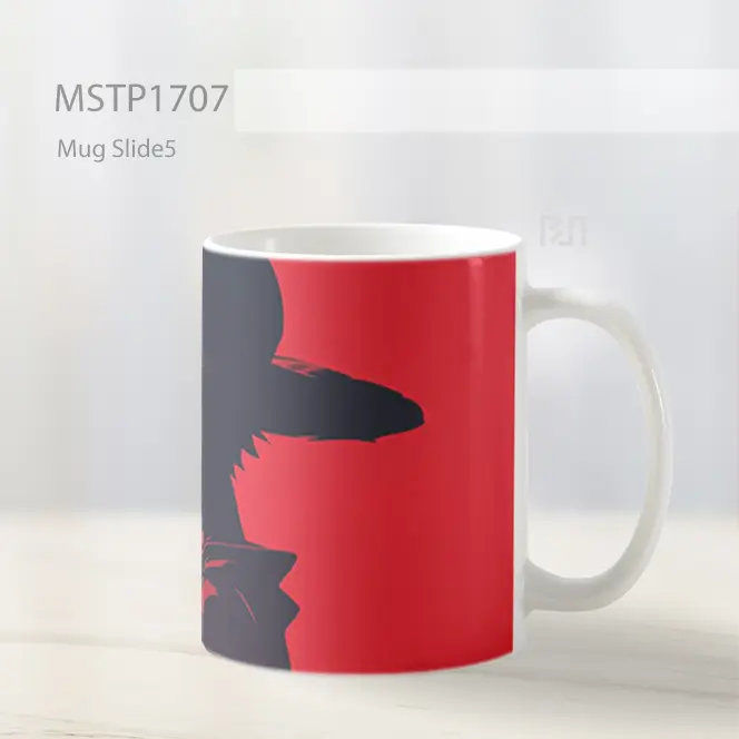 Luffy Minimalis Dengan Senyum Mug MSTP1707 - All-side / Desain